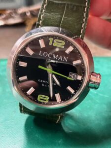 ロックマンクォーツRef.422　インデックス取付け、BT交換しました