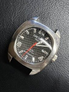 ロックマン自動巻き　オーバーホール、リューズ交換しました