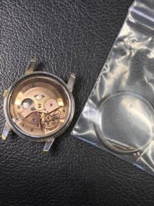 オメガシーマスター自動巻きRef.165.003オーバーホール、風防交換しました